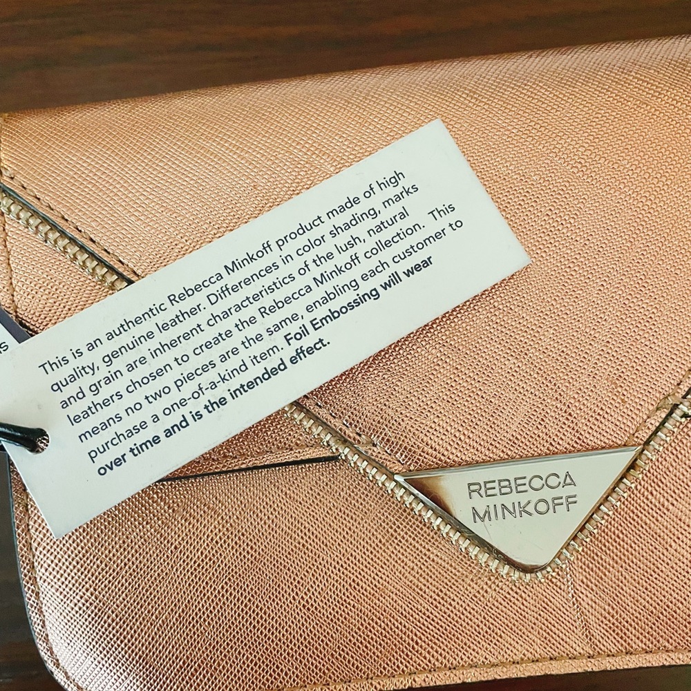 Rebecca Minkoff Clutch Purse NWT Bronze - Picture 3 of 10